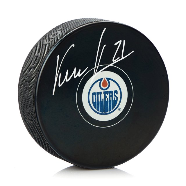 Vincent Damphousse Autographié Edmonton Oilers Hockey Rondelle