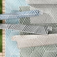 thumbnail image 5 of NICOLE MILLER NEW YORK Patio Country Ombre Geo Indoor Outdoor Area Rug, UV Fade Resistant, Low Pile, Green/Cream, 9'2"x12'5", 5 of 10