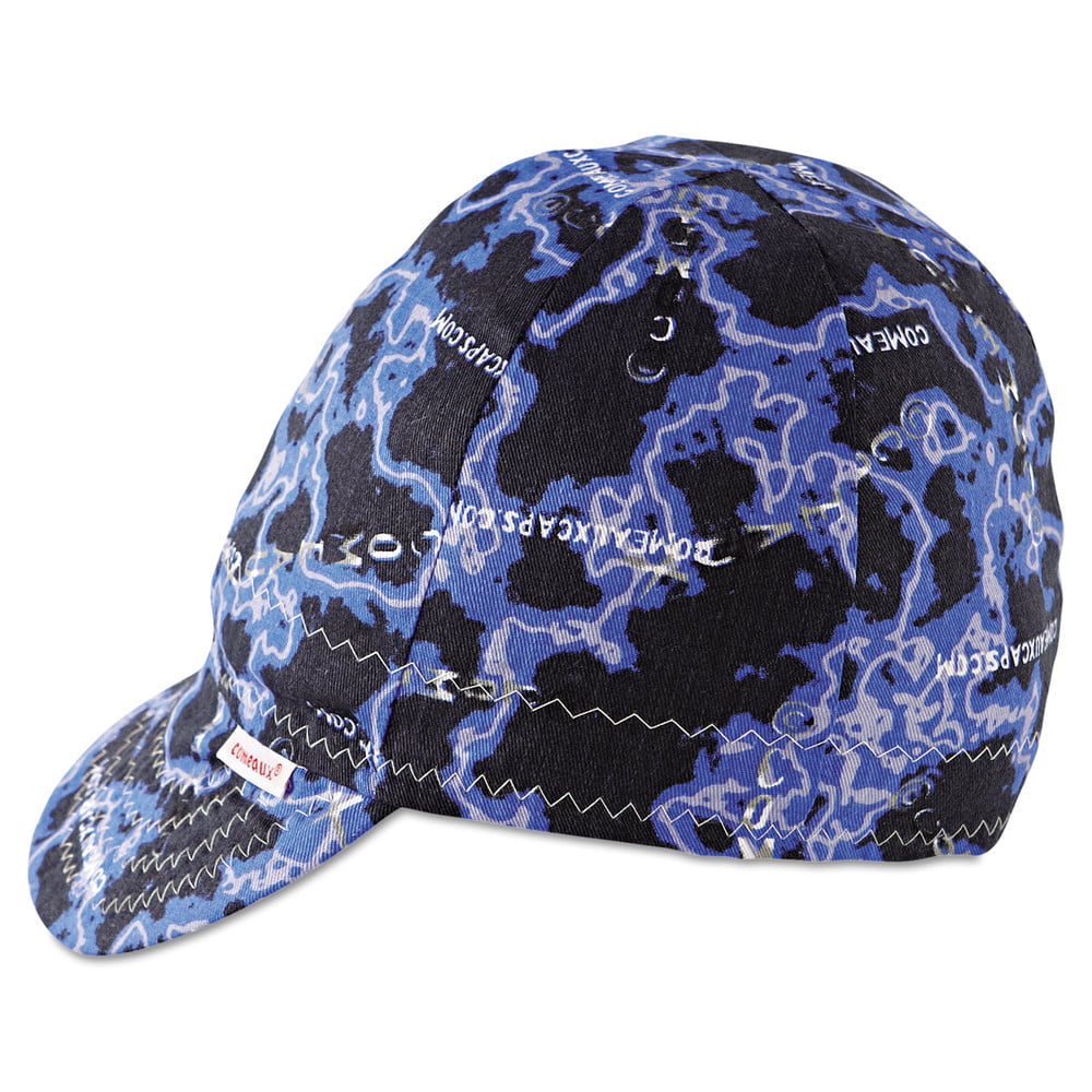 Comeaux Caps Reversible Welding Cap Black Bandana Size 7 3/4