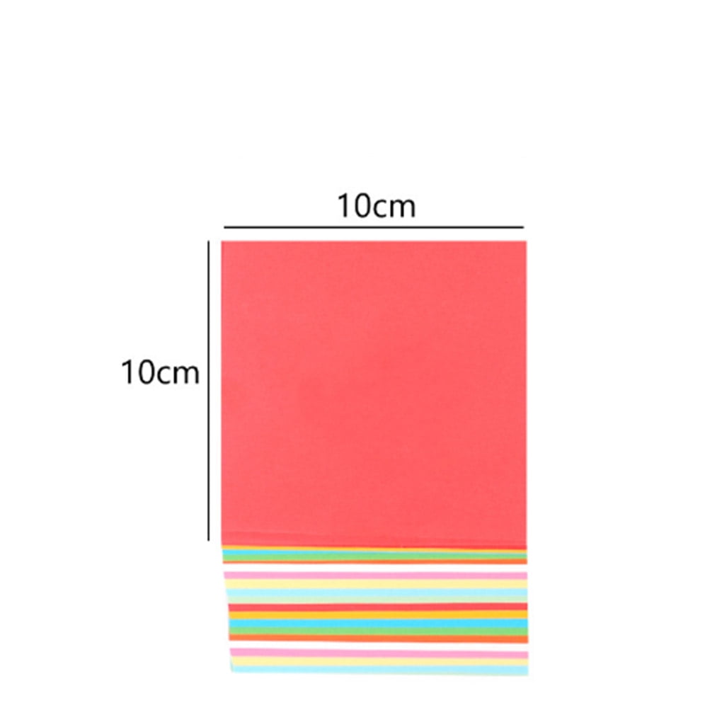 Folding Colorful Origami Craft Paper Square Sheet DIY Making Scrapbooking Gift