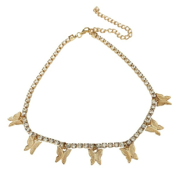 Download Akoada Akoada Butterfly Necklace Necklace Gold Silver Layered Chain Delicate Necklace Women S Pendant Necklace Butterfly Necklace Pendant Clavicle Necklace Gold Walmart Com Walmart Com