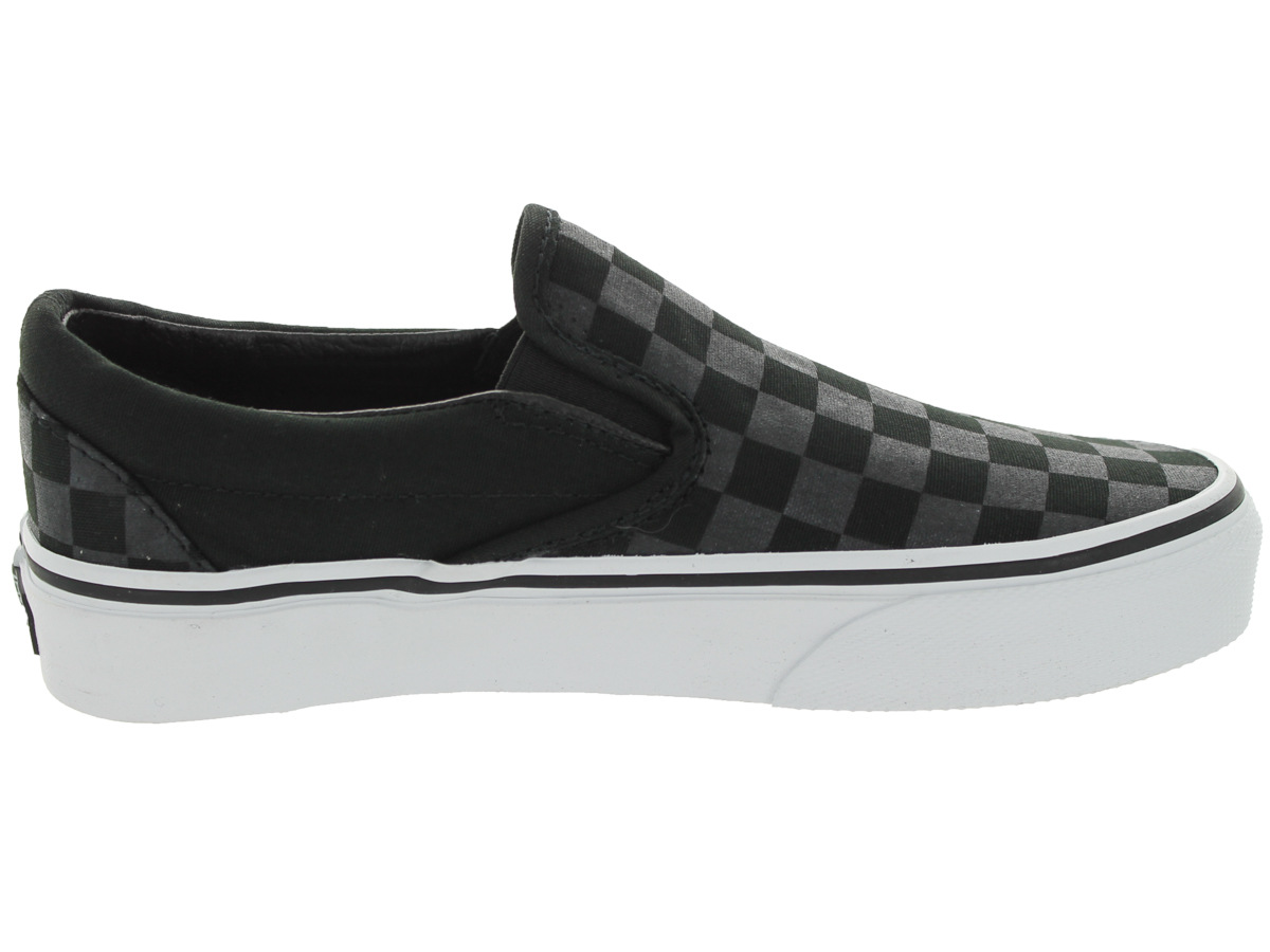 Vans Classic Slip-On Checkerboard Black White Men 6 Women 7.5 VN000EYE276 NEW Vans Slip On Unisex/Adult shoe size Men 7.5/women 9 Casual  main image 4