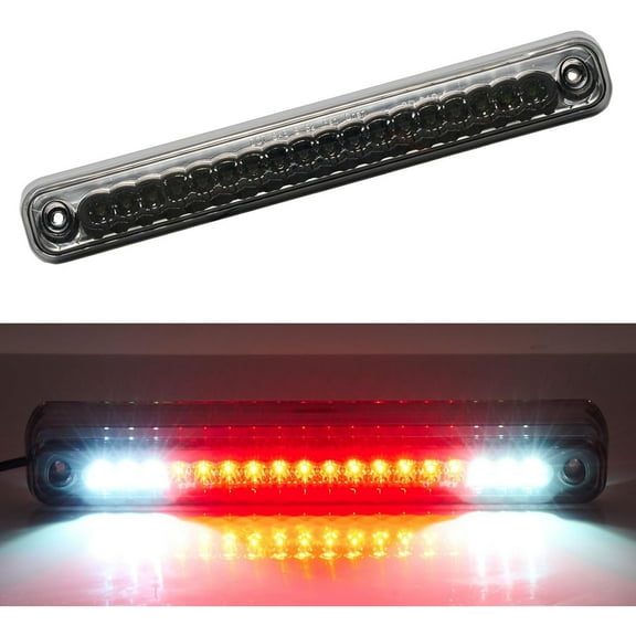 Third 3rd Brake Light LED for 1988-1999 Chevy/GMC C1500 C2500 K1500 K2500 Silverado Blazer, High Mount Rear Brake Lights Assembly Center Cab Cargo Lamp Stop Light