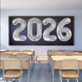 thumbnail image 4 of Globoons CHUN-YAN 2026, número 40 pulgadas, clase de graduación plateada, 4 of 7