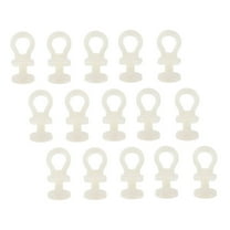 Masteelf  30 Pcs Curtain Glide Tape Ceiling Tracks for Curtains Beige