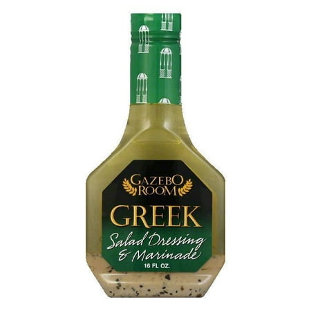 Gazebo Room Greek Salad Dressing & Marinade, 16 oz (Pack of