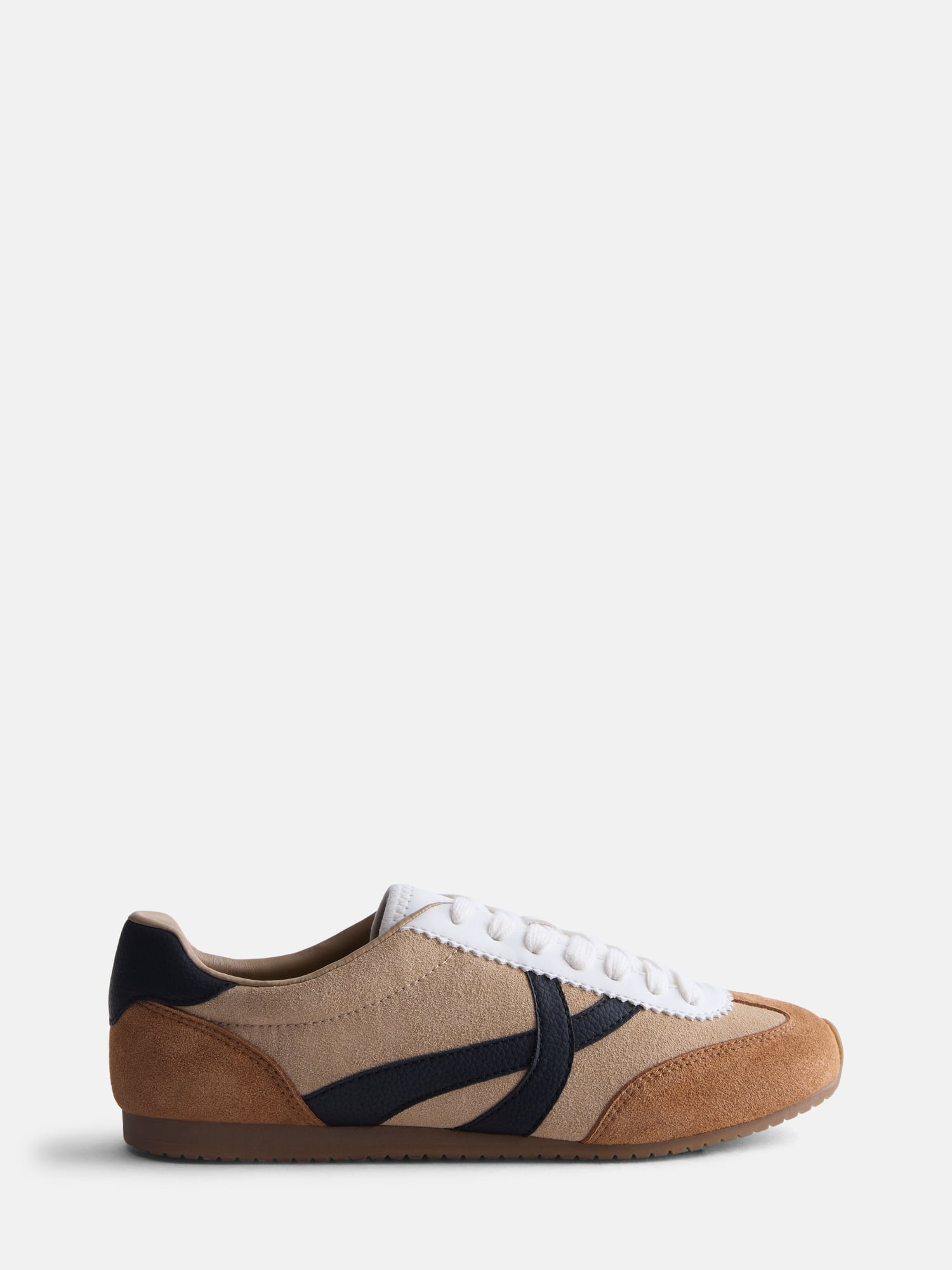 Scenario Women's Lace Up Low Profile Sneakers