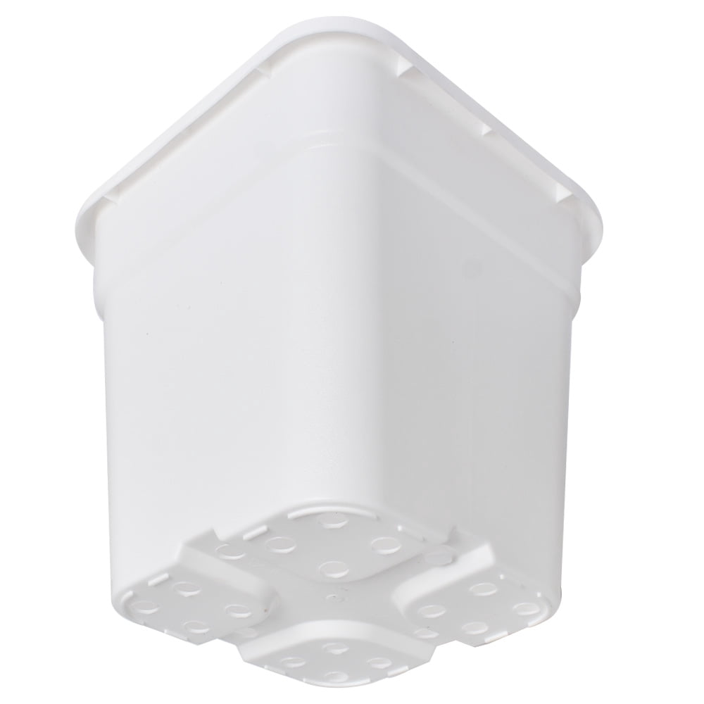 SHZAITOR 5/10 PACK Re-usable Square Nursery Pot 10 Gallon Plastic Grow Pots Plant