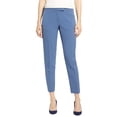 thumbnail image 1 of Anne Klein Womens Solid Casual Trouser Pants, Blue, 12, 1 of 1