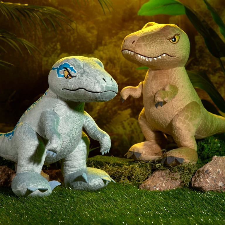 Jurassic World Large Blue Plush Stuffed Animal, Dinosaur