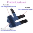 thumbnail image 3 of PinesC Finger Splint,Trigger Finger Br for Broken Protector and Straightening Arthritis Relief,2 Pcs Finger Support Br Fits Index, Middle, & Ring Finger Pain, 3 of 5
