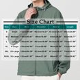 thumbnail image 3 of Levmjia Men's & Women's Summer Ice Silk Hoodie UPF50+ Sun Protection Jacket Nylon Spandex Fishing Coat Lightweight Outdoor Sportswear Breathable Zipper Hooded Jacket S-3XL, 3 of 6