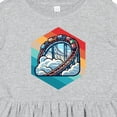 thumbnail image 4 of Inktastic Roller Coaster Vintage Fan Retro Girls Toddler Dress, 4 of 5