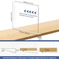 thumbnail image 2 of Divisores de Estantes HBlife Transparentes de 30 cm de Alto Paquete de 6 Organizadores para Closet, 2 of 7