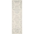 thumbnail image 2 of Safavieh Cambridge Collection CAM728G Handmade Moroccan Geometric Light Grey and Ivory Premium Wool Area Rug (5' x 8'), 2 of 10