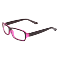 thumbnail image 4 of 2X Plastic Full Rim Frame Clear Lens Glasses Spectacles Black Purple for Women Man, 4 of 9