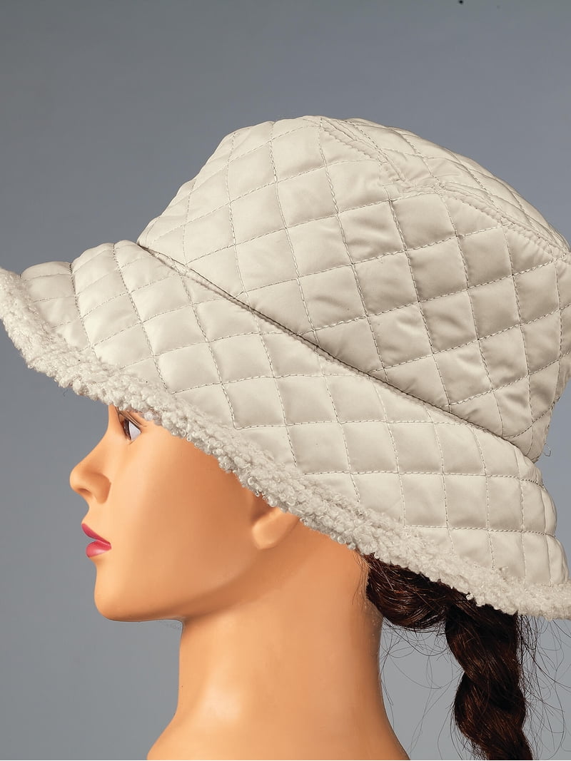Reversible Sherpa Bucket Hat - 2-in-1 Sherpa Fleece  display picture 3