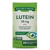 Nature's Truth Lutein 20 mg Plus Zeaxanthin and Bilberry Capsules, 39 Count