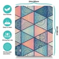 thumbnail image 5 of Boho Retro Floral Pet Feeding Mat-Abstract Art Geometric Absorbent Pet Placemat for Food and Water Bowl, with Waterproof Rubber Backing, Quick Dry Water Dispenser Mat for Dog and Cat (24"x32"), 5 of 7