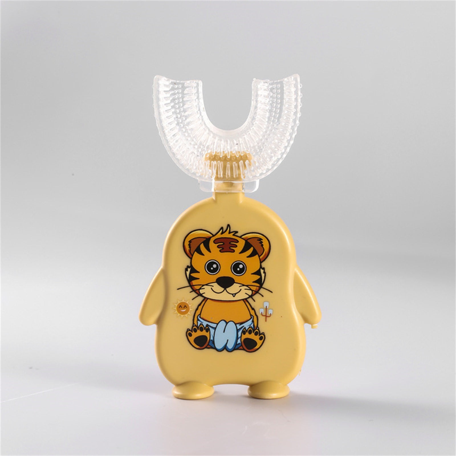 Midewhik U Shaped Toothbrush For 012 Years Old Manual Training