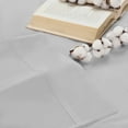 thumbnail image 7 of Superior Gina Organic Cotton Percale Flat Bed Sheet, California King, Silver, 7 of 7