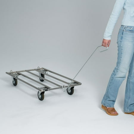 MidWest Stainless Steel Crate Dolly (Oversized)