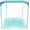 Blue, variant on Locker Organizer Shelf and Locker Carpet Decorating Kit, Mesh Locker Shelf for Locker Decor, Fits Standard Size School Lockers, Blue