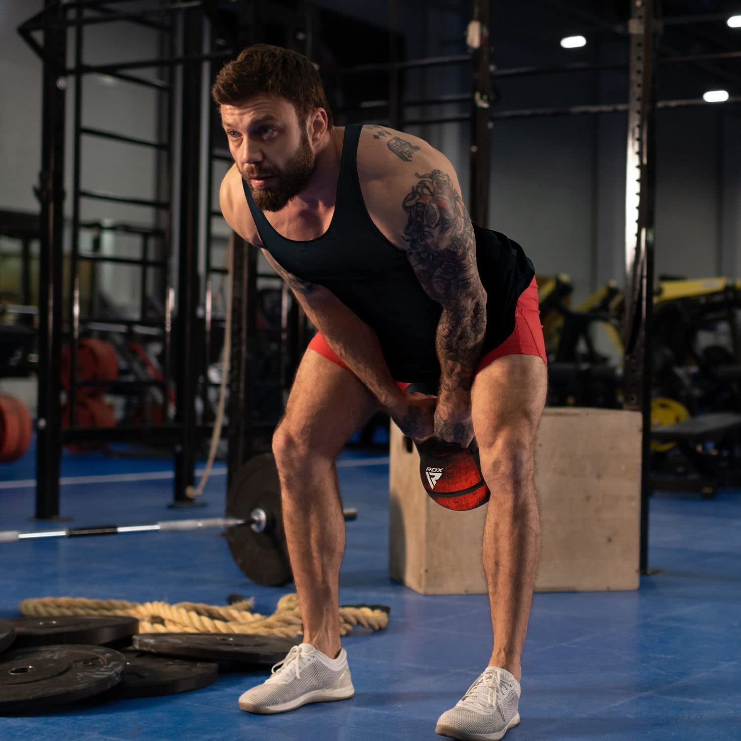 RDX Kettlebell Weights with handles, Available In 4.4lb, 8.8lb, 13.2lb, 17.6lb, 22.0lb