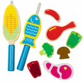 thumbnail image 7 of Svan Cook 'N Grill Wood Toy BBQ Set- Pretend Play Wooden Barbeque Food & Grilling Tools for Kids, 30+ Pieces Feat Spatula, Burger & More, Fun Indoor Activity Playset, Daycare, Playroom Centers, 7 of 7