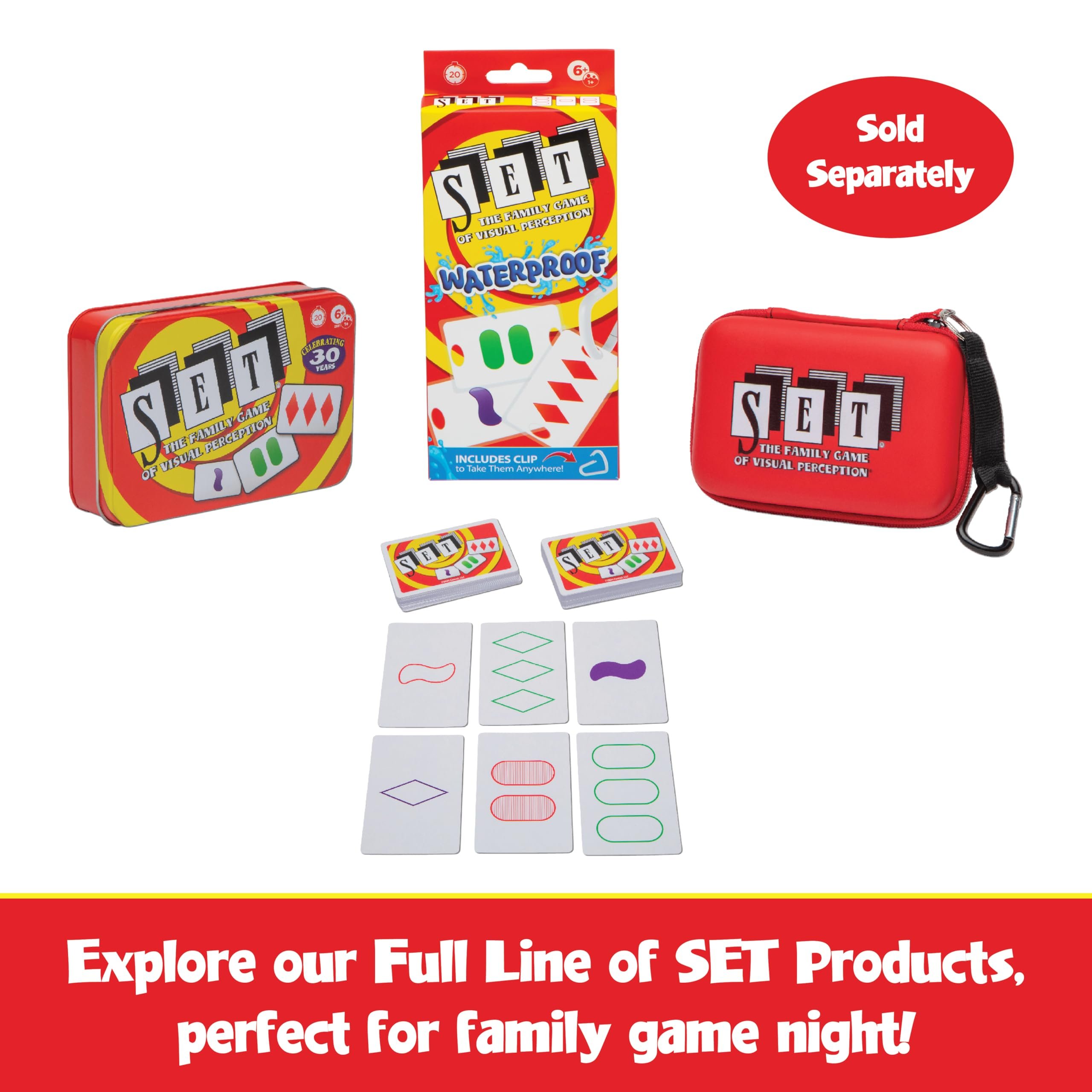 PlayMonster Set Giant Card Games for Kids - Jumbo Playing Cards, Matching Game, Learning Games, Fun Family Games, Game Night, Travel Games, Multi-Player Card Game of Visual Perception, Ages 6+