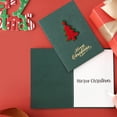 thumbnail image 2 of Merry Christmas Cards with Envelopes, 3D Knit Pattern Design, Funny Christmas Card, Xmas Holiday Greeting Cards Gifts for Friends (Tree), 2 of 6