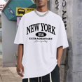 thumbnail image 2 of SJLDQY Mens Tshirts Short Sleeve T-Shirts For Men Casual Crew Neck Letter Graphic Y2K Soft Tee Tops, 2 of 5