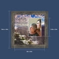 thumbnail image 2 of Memorial Gifts Picture Frames, Bereavement Gifts for Sympathy Gift Baskets or Condolence Card, Loss of a Mother Sympathy Gifts, Loss of Father Gift, If Tears Could Build A Stairway Framed Poem, 6346BW, 2 of 9