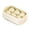 Beige, variant on Small Storage Box Ice Molds Easy Release with Cover for Refrigerator Can Storage