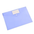 thumbnail image 1 of Transparent Plastic File Bag A4 Student Office Pp File Bag Button Stationery Bag Paper Storage Bag Folder, 1 of 8