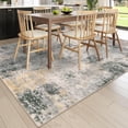 thumbnail image 3 of Moynesa 9'x12' Area Rug for Living Room Machine Washable Rugs Modern Abstract Low Pile Soft Mat Large Indoor Non-Slip Accent Carpet for Dining Room Table Apartment,Gray, 3 of 7