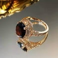thumbnail image 5 of Pretty Cubic Zircon 18k Yellow Gold Plated Ring Engagement Jewelry Sz 6-10, 5 of 7