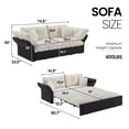 Aukfa Queen Pull Out Sofa Bed - Convertible Sleeper - Walmart.com