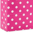 thumbnail image 6 of Hallmark Large Gift Bag (Polka Dots on Hot Pink), 6 of 7