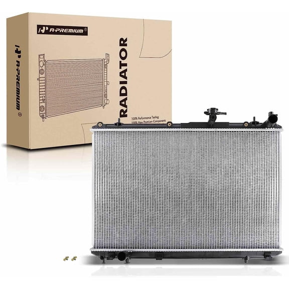 A-Premium Engine Coolant Radiator Assembly Compatible with Toyota Highlander 2008 2009 2010 3.3L, Replace# 1604120410, 1604131760
