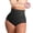 Black, variant on Women's High-Waisted Tummy Control Seamless Shapewear Briefs, Sizes XS-4XL