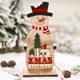 thumbnail image 5 of Colgante de Navidad para decoración de pared, diseño bonito, suministros para vacaciones, mano de obra, tamaño compacto, ahorro de espacio, Kits de decoración para fiestas Muñeco de nieve Advancent HA070244-02B, 5 of 6
