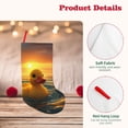 thumbnail image 4 of KLL Cartoon Swimming Yellow Duck for 18" Christmas Stocking Snowman Xmas Stocking Holiday Christmas Decoration Gifts for Family Kids, 4 of 8