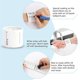 thumbnail image 3 of Wearable Nurse Notepad Wristbands, 2 Pack Silicone Reminder Bracelet Write on Memo, 3 of 5