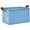 Blue Stripes, variant on Foldable Iron Frame Open Home Storage Bins 16.9×11.4×10 Inch Waterproof Nice Cube Shelf Baskets Blue Geo