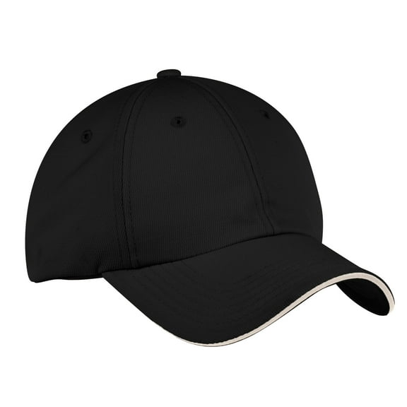 Port Authority Dry Zone Cap-One Size (Black/ Stone)