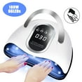 thumbnail image 1 of UV LED Nail Lamp   180W Nail Curing Lamps for Home & Salon  Led Nail Dryer with Automatic Sensor/4 Timer Setting  Professional Nail Art Tools for Gel Polish, 1 of 12