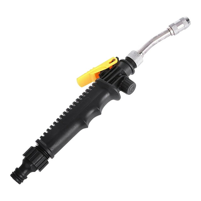 Aodebiao High Pressure Spray Nozzle Power Washer with Adjustable Jet for Garden Car Patio Cleaning Rustproof Chrome Plated Copper Quick Connect Detachable