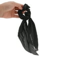 thumbnail image 5 of Unique Bargains 1 Pc Solid Tie Triangle Ribbon Scrunchies Black, 5 of 5