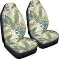 thumbnail image 3 of XYZCANDO Leaves Pattern Vehicle Seat Protector for Man Easy to Install Car Seat Covers Stretchy Auto Interior Decor, for Van SUV Sedan, 3 of 10